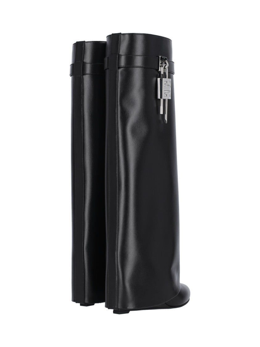 Givenchy High-Heeled Boots With Structured Silhouette And Decorative Detail