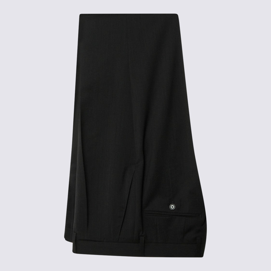Lardini Double-Breasted Black Blazer With Structured Silhouette
