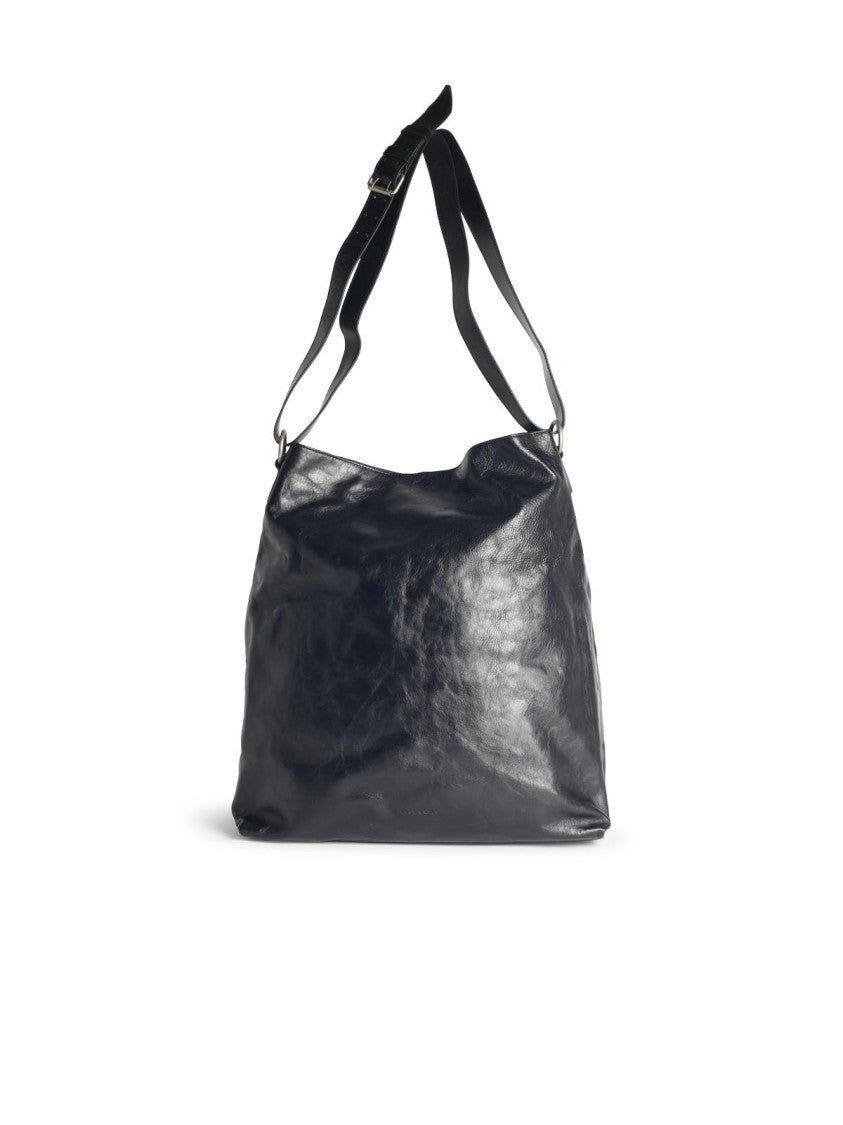 Dries Van Noten Black Leather Bag