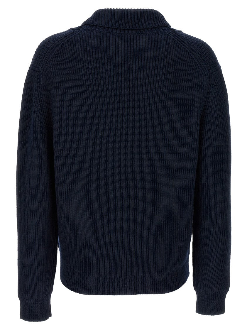 Tom Ford Textured Ribbed Silk And Wool Blend Cardigan