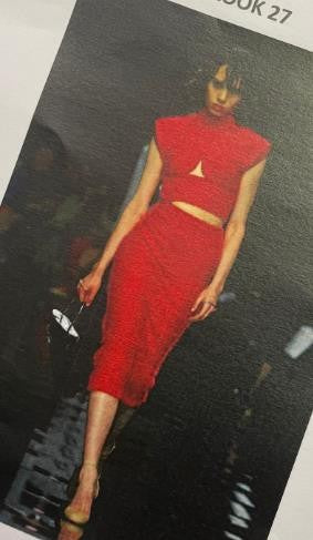 Sportmax Albino Cut-Out Mohair Dress