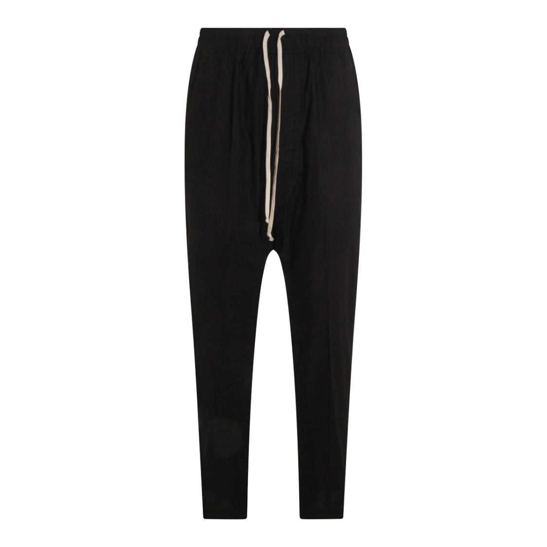 Rick Owens Black Cotton Pants