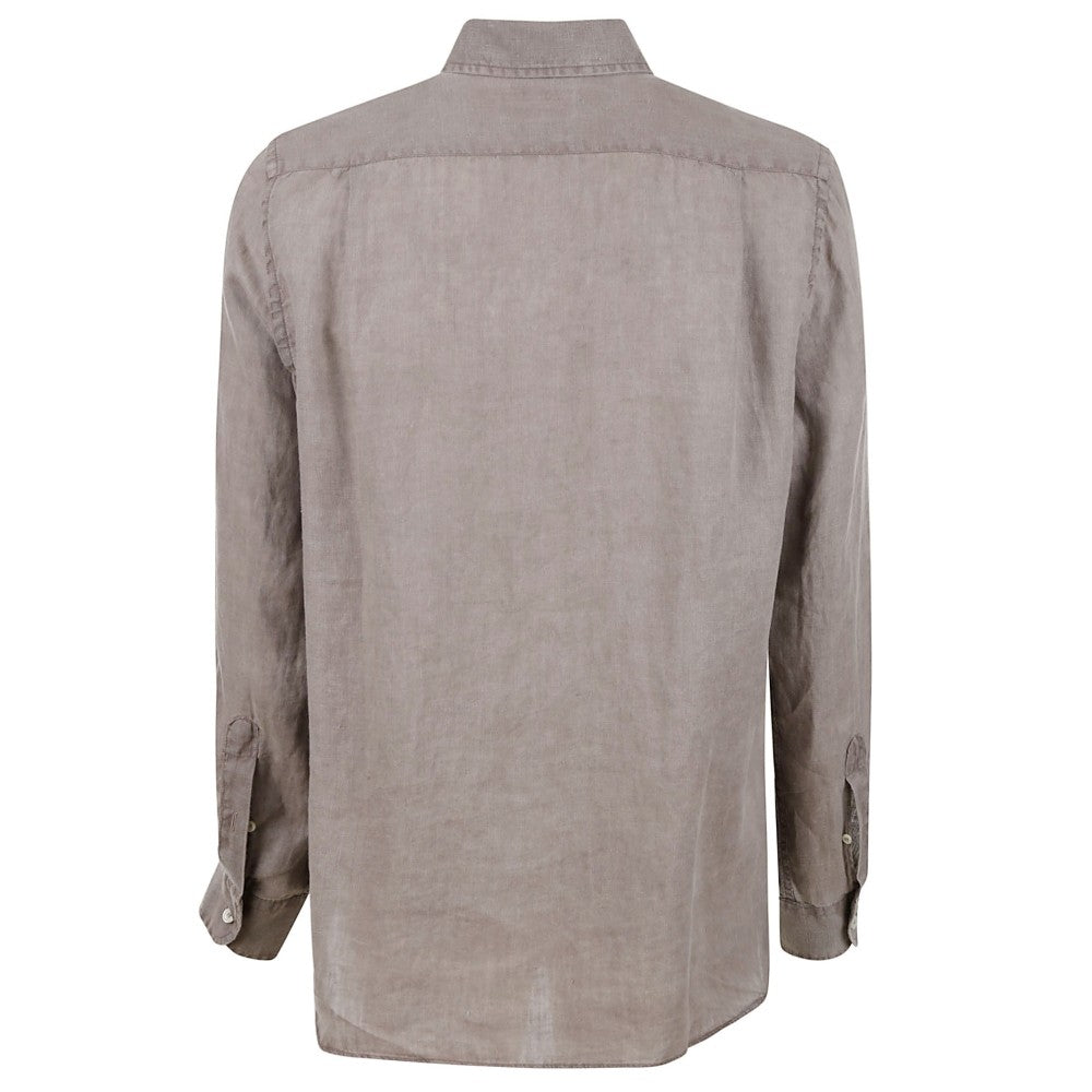 Mc2 Saint Barth Long Sleeve Button-Up Shirt With Classic Collar