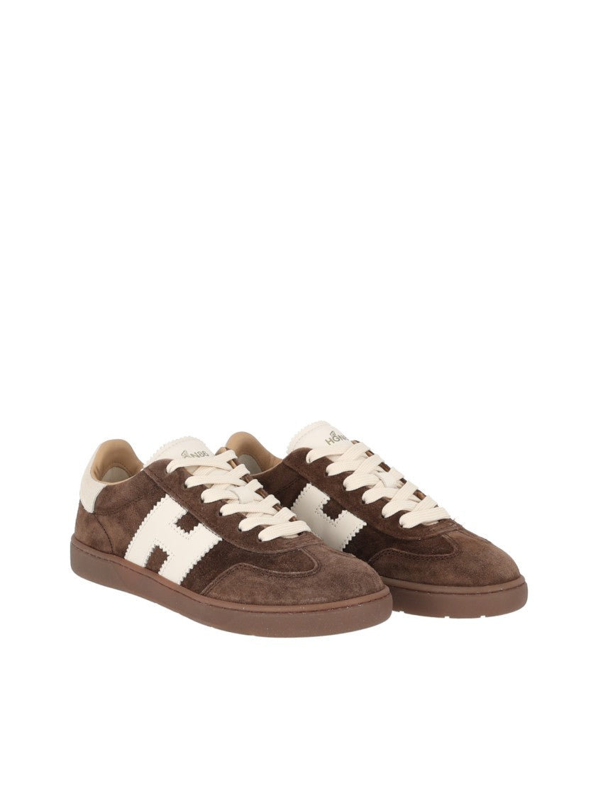 Hogan Suede Cool Logo Low-Top Sneakers