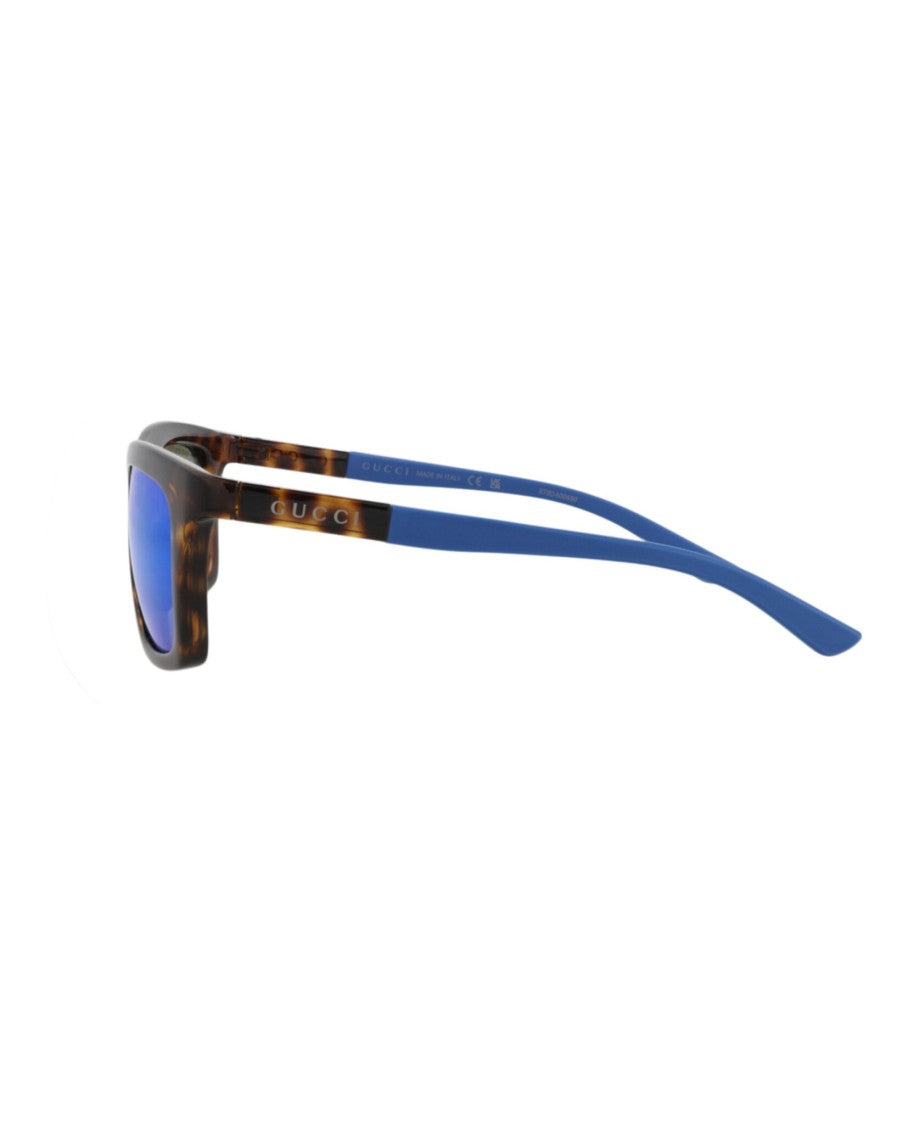 Gucci Square-Frame Injection Sunglasses