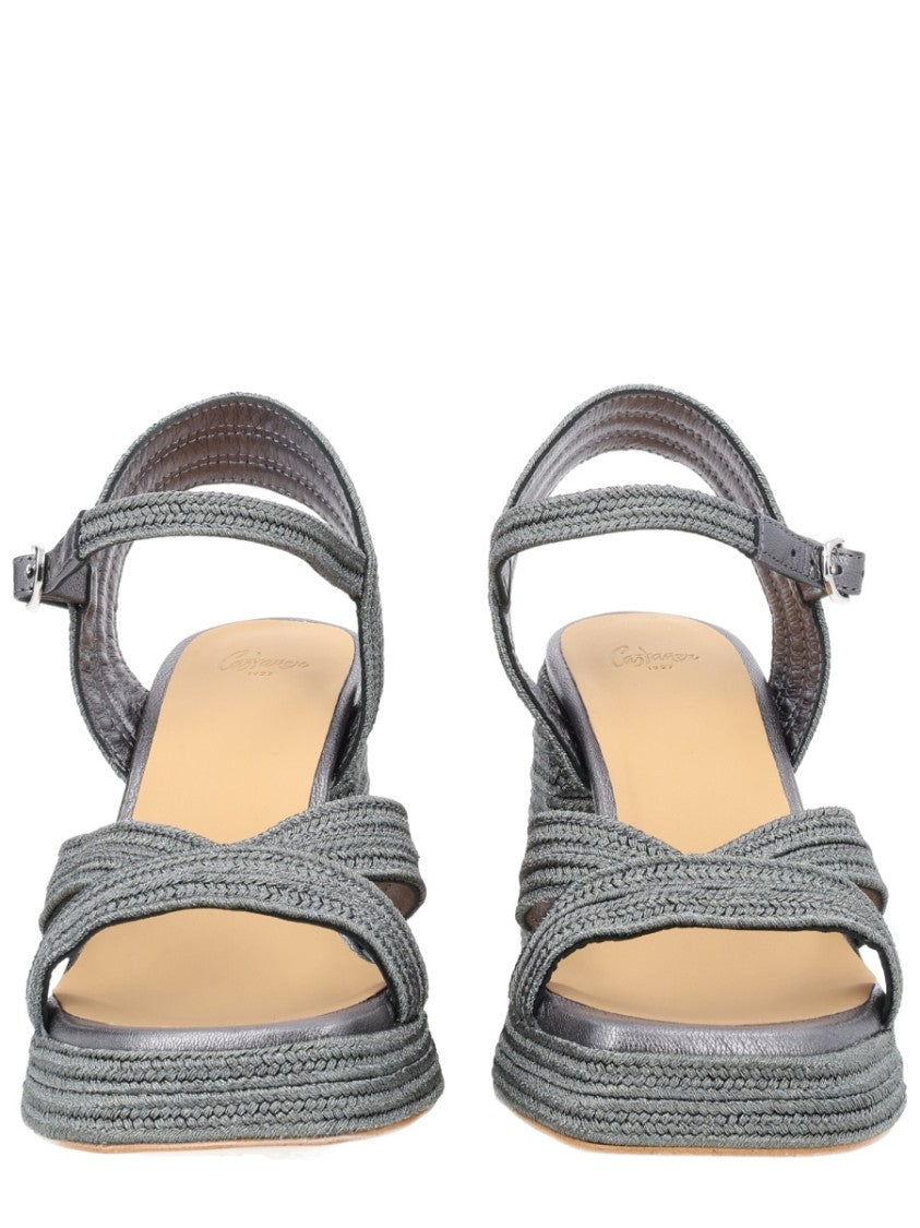 Castaner Valley Braided Straps Block Sandals