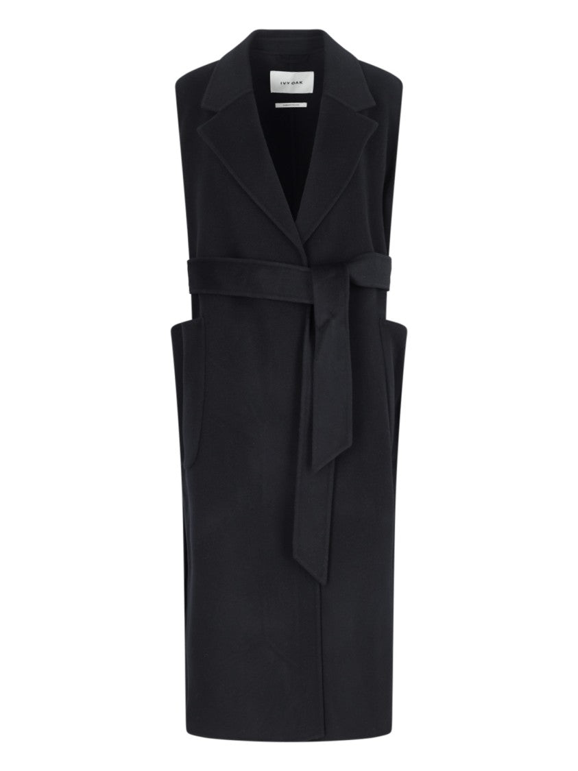 Ivy & Oak Ivy Oak "Clarissa" Vest Coat Black