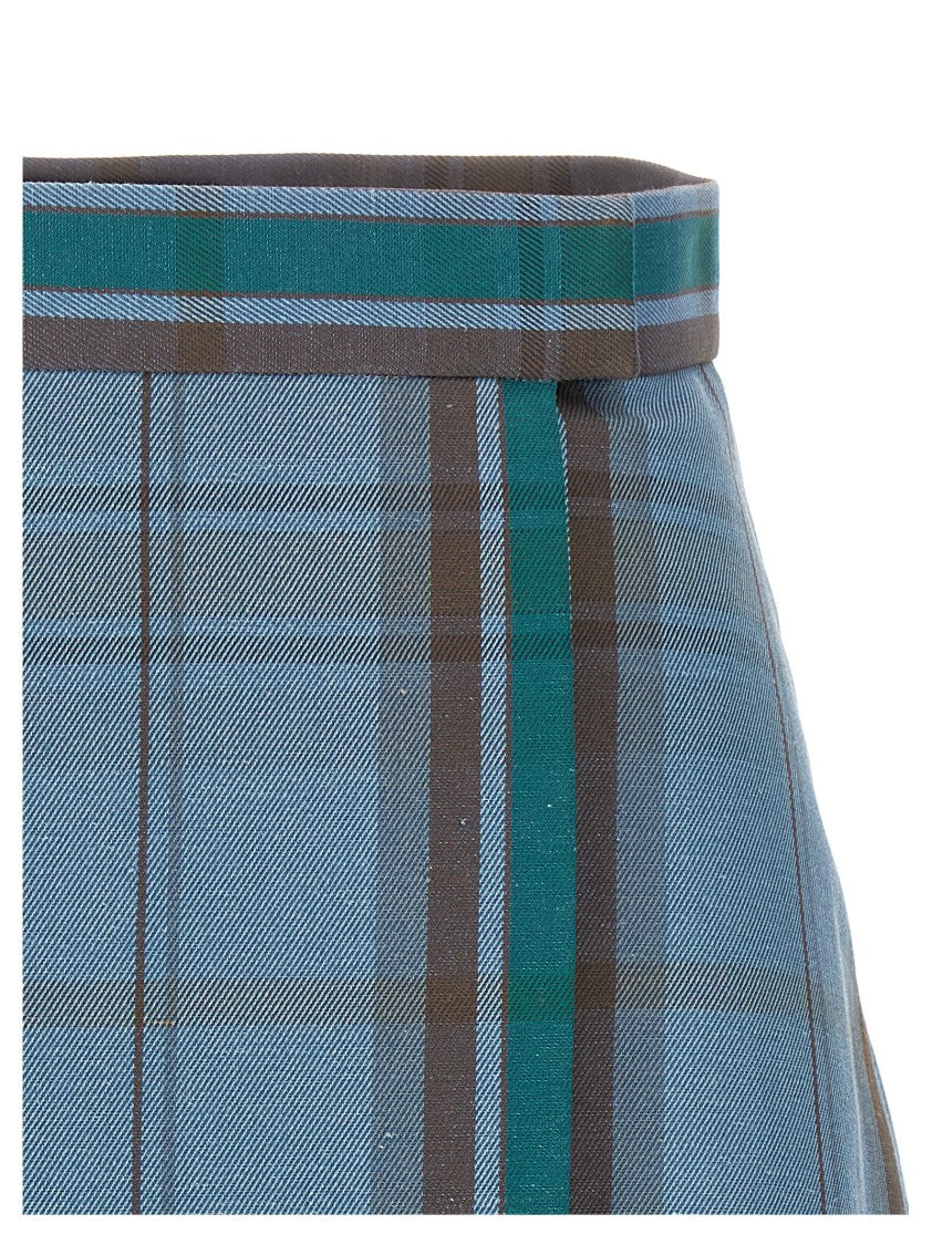Vivienne Westwood Tartan Print Mini Skirt