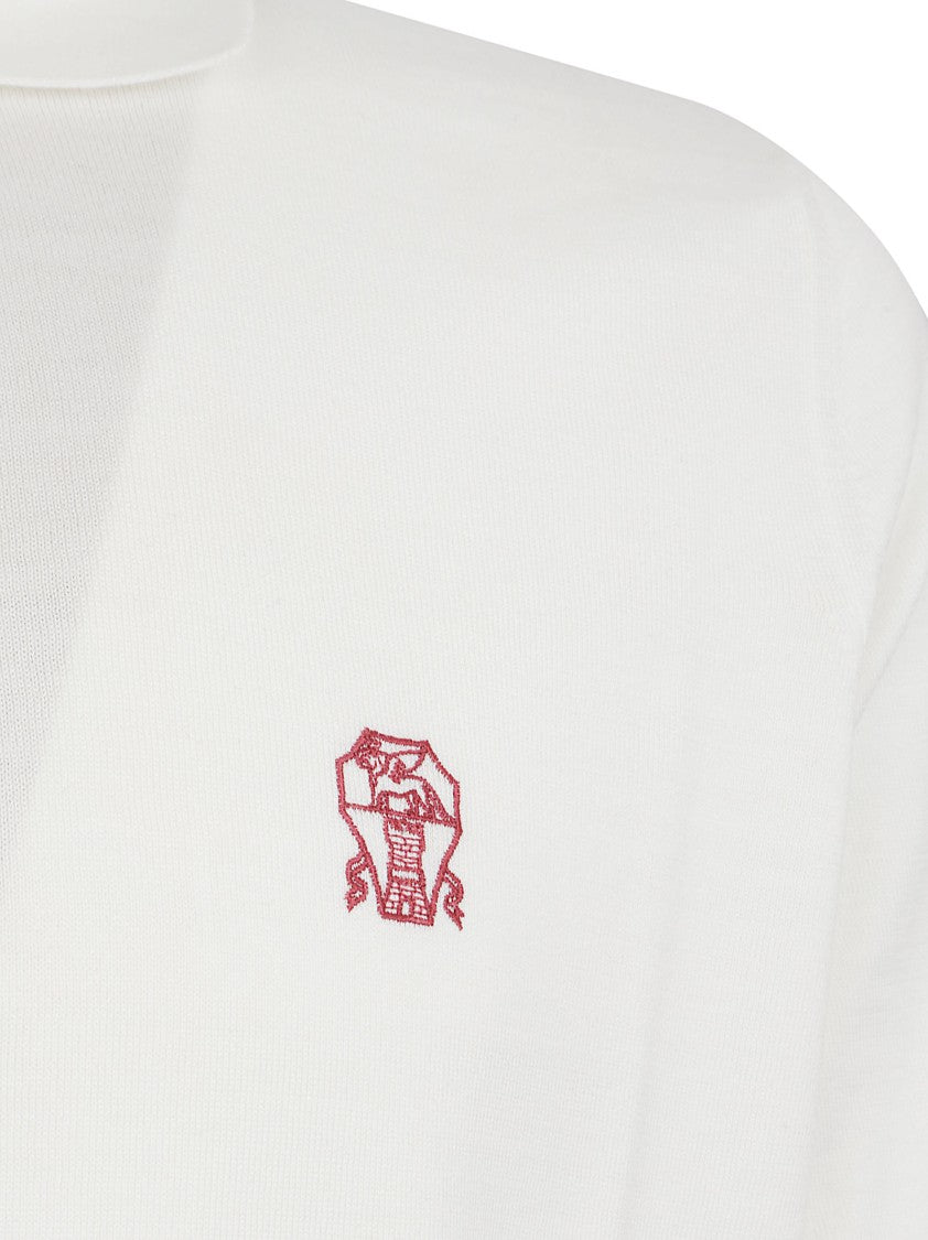 Brunello Cucinelli Fitted Polo Shirt In Soft Cotton