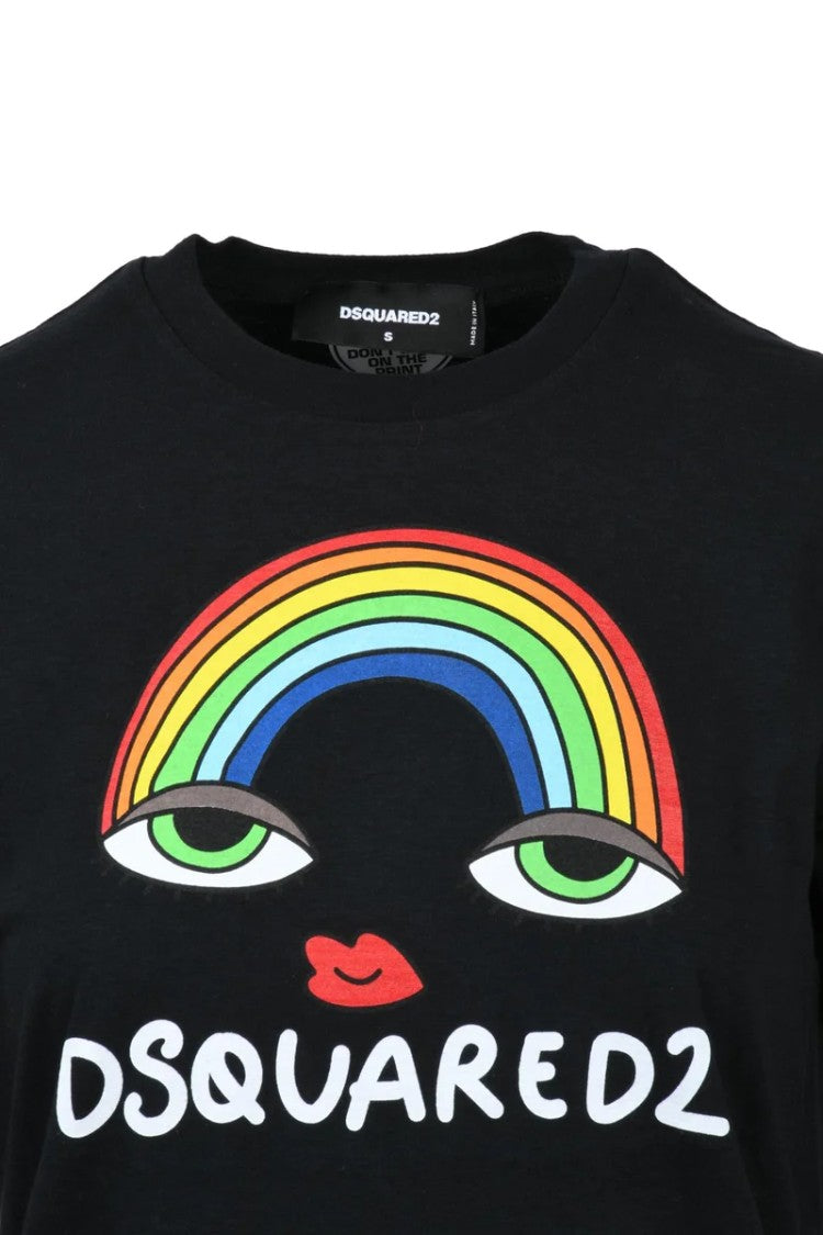 Dsquared2 Relaxed Fit Black T-Shirt