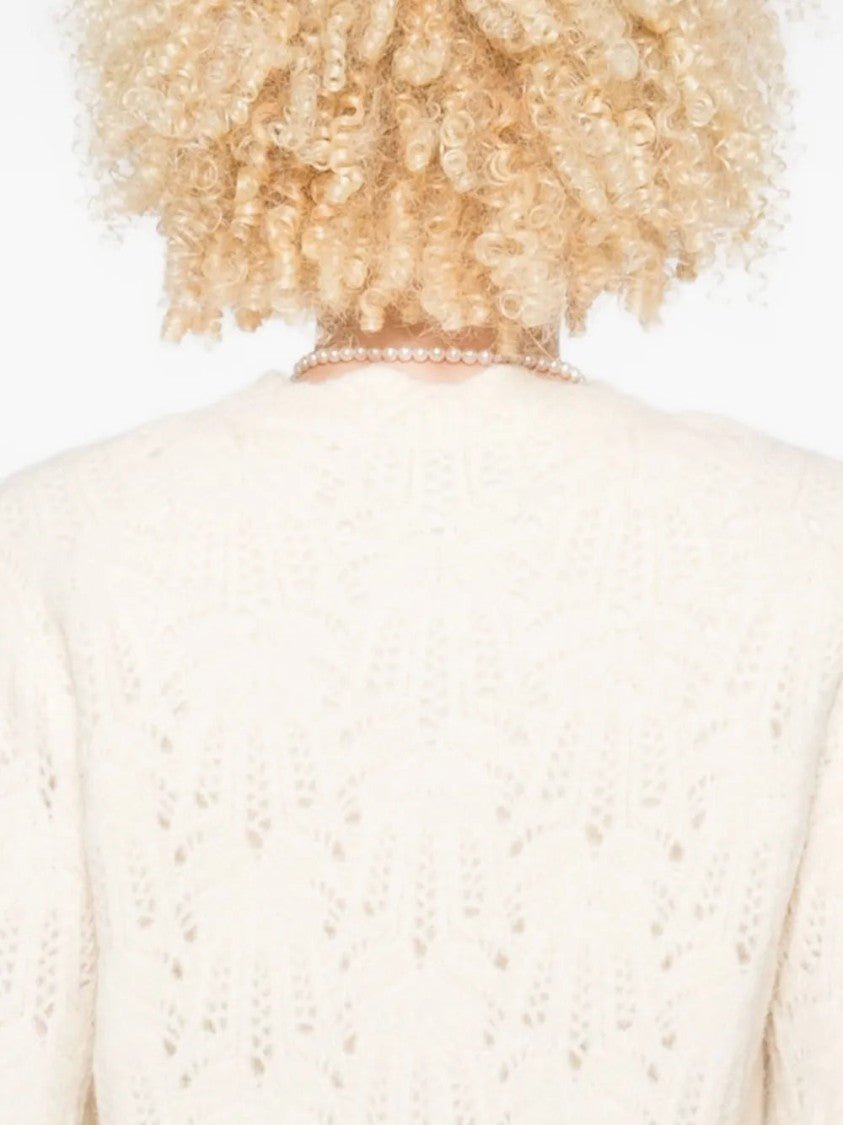 Isabel Marant Étoile Button-Front Open-Knit Cardigan