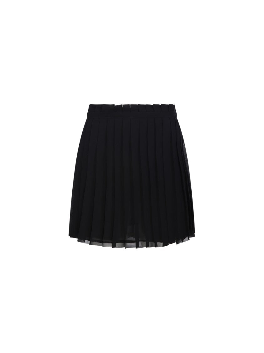 Ami Jupe Plissee Pleated Skirt