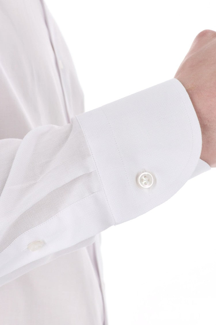 Borriello Micro Pattern Cotton Tailored Shirt