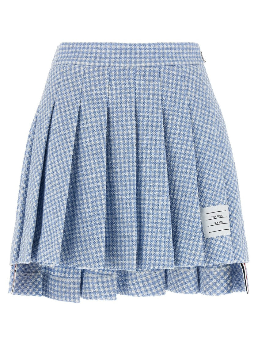 Thom Browne Pleated Tweed Skirt