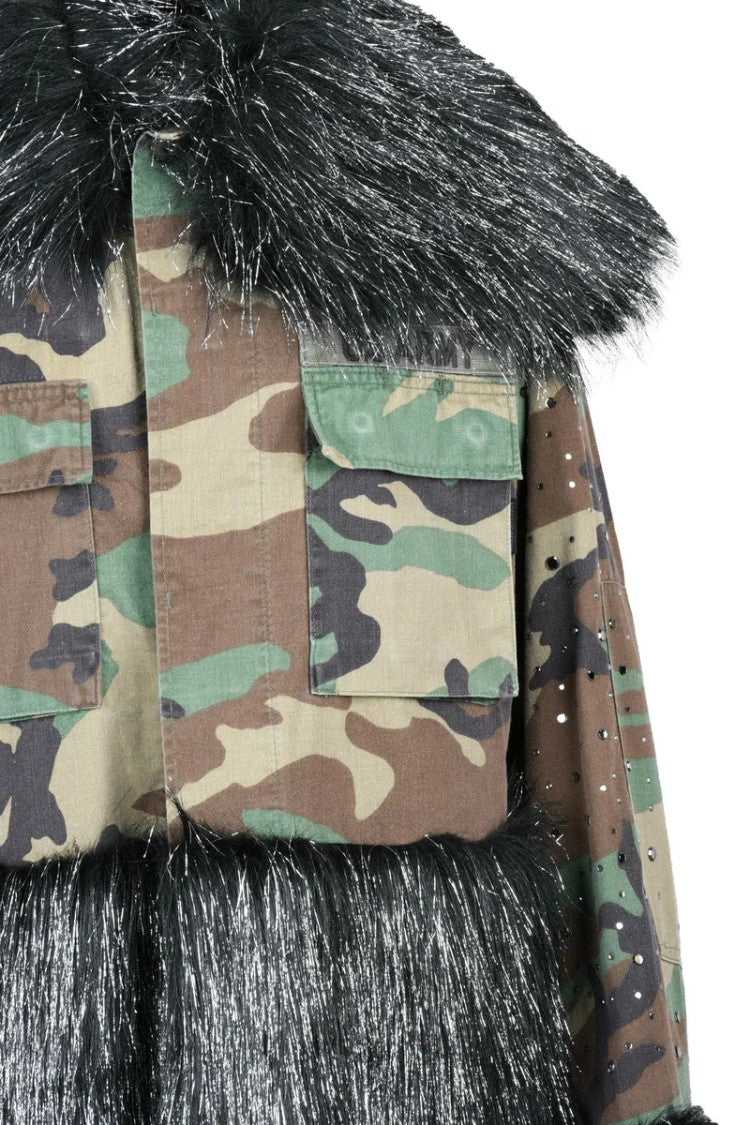 Rossano Perini Canvas Duster Coat - Green/Black