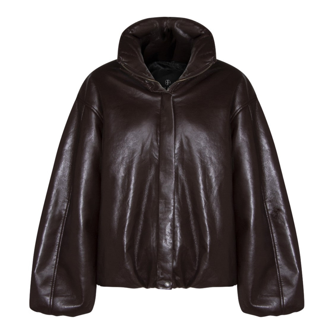Anine Bing Tailored Brown Jacket With Structured Collar