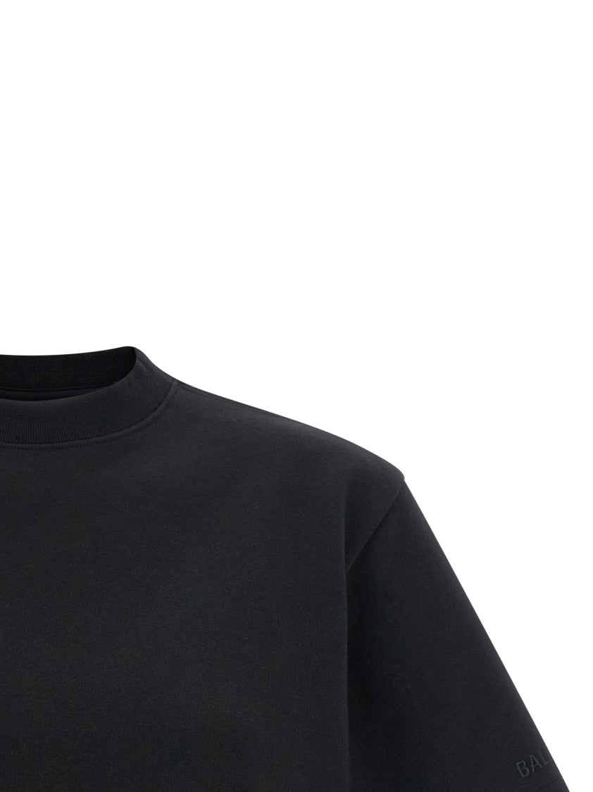 Balenciaga Cropped Crew Neck T-Shirt With Boxy Silhouette