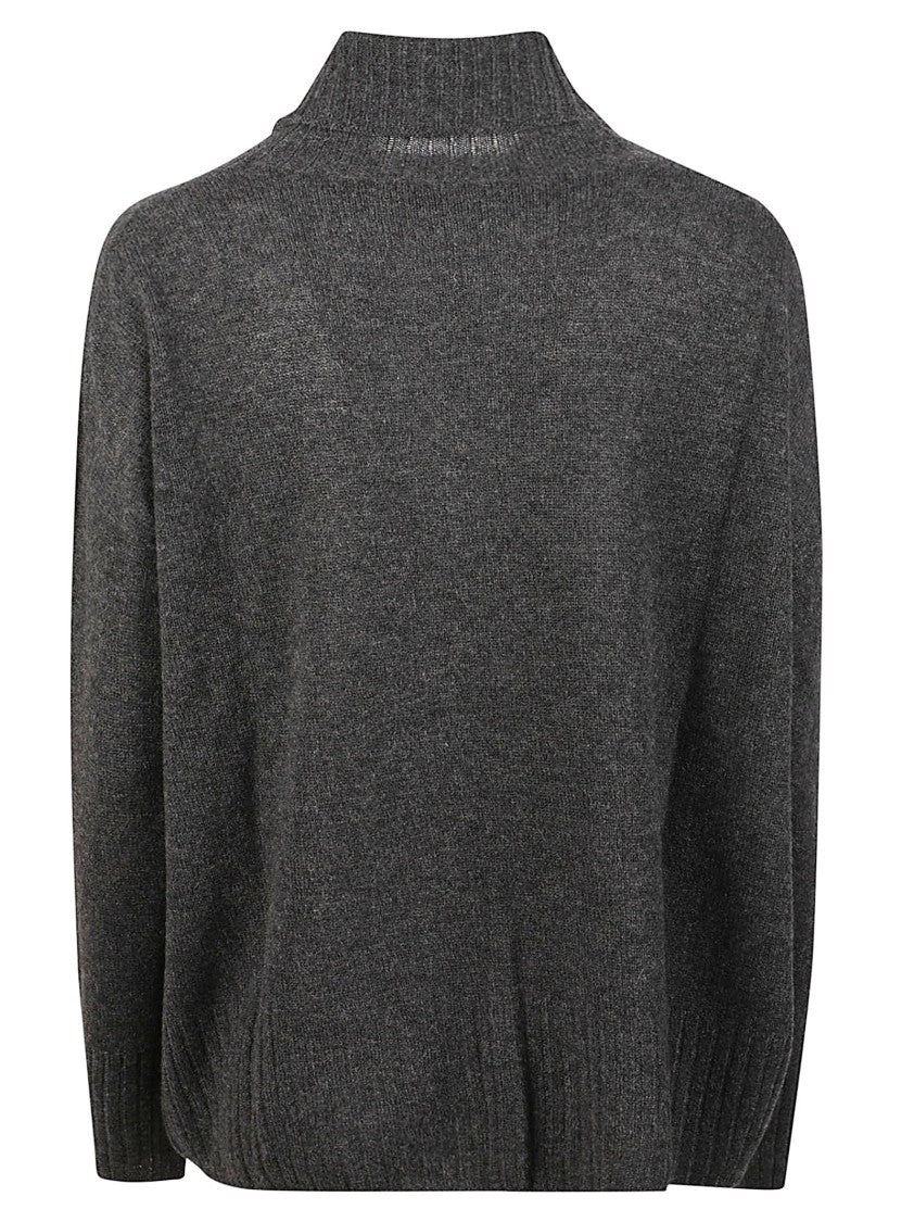 Edoardo Gori Cashmere Nuvolino Fine Knit Pure Cashmere Turtleneck Sweater