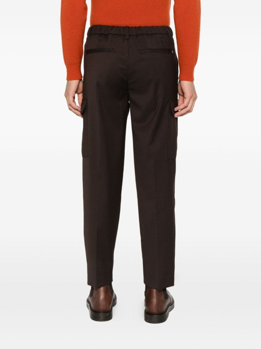 Dondup Straight Leg Cargo Pants With Pleated Front
