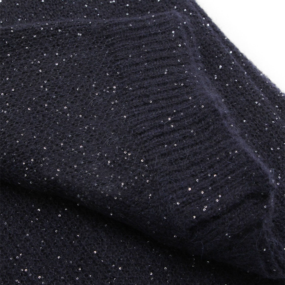 Fabiana Filippi Navy Sparkling Scarf