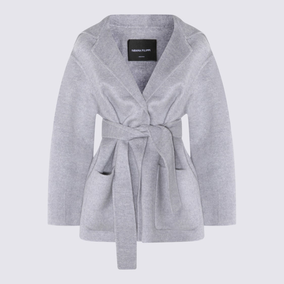 Fabiana Filippi Refined Grey Wool Coat