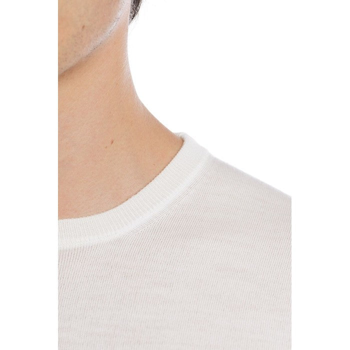 Filippo De Laurentiis Long-Sleeve Crew Neck Sweater In Fine Merino Wool