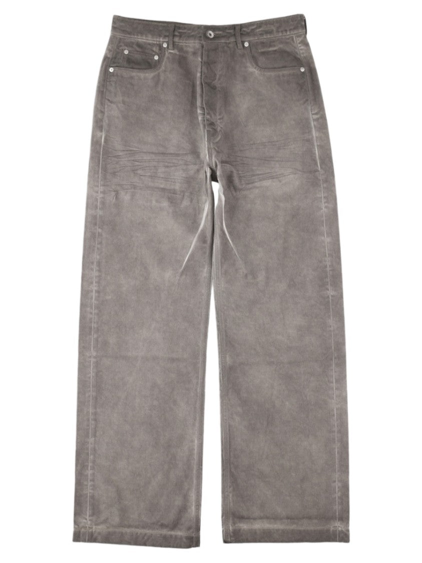 Drkshdw By Rick Owens Geth Relaxed Wide-Leg Cotton Jeans