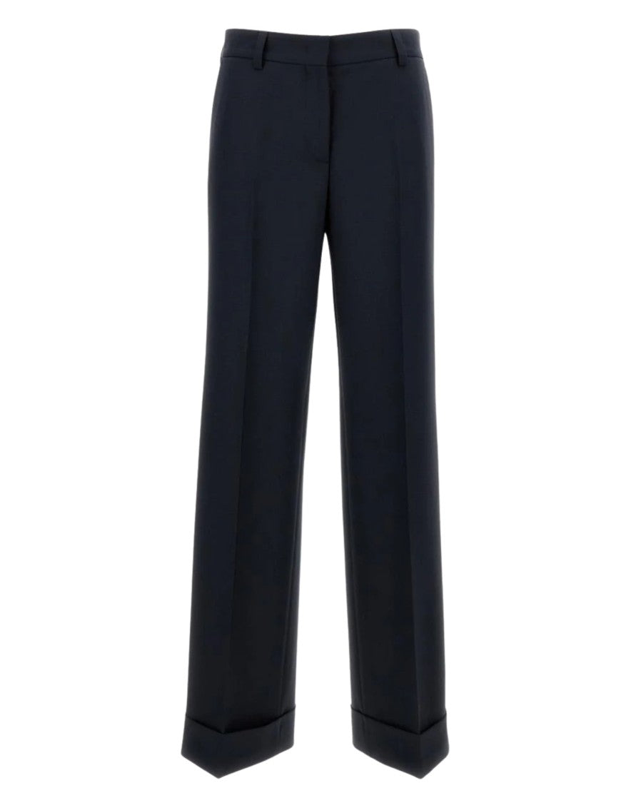Cellar Door Tailored Trousers With Cuffed Hem