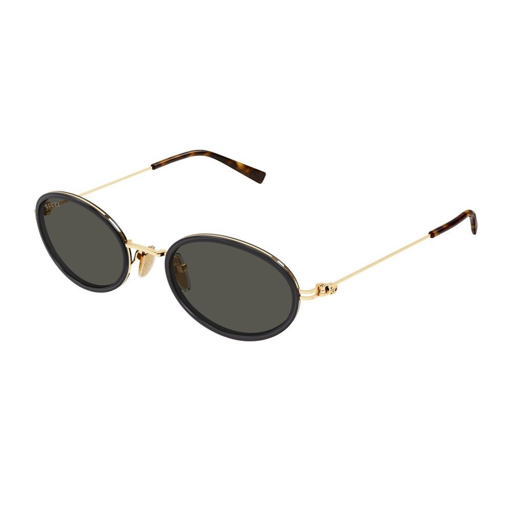 Gucci Gg1980s Emblem Line Slim Oval Sunglasses