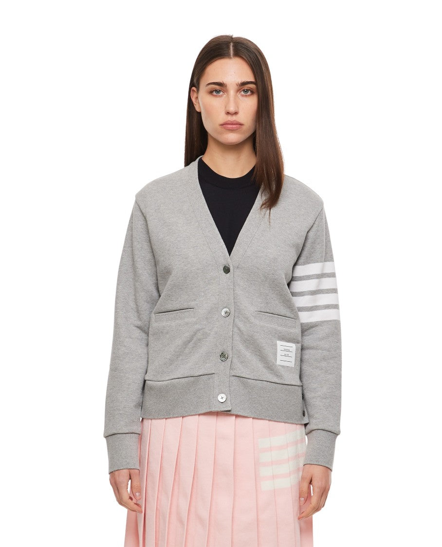 Thom Browne V-Neck Cotton Cardigan