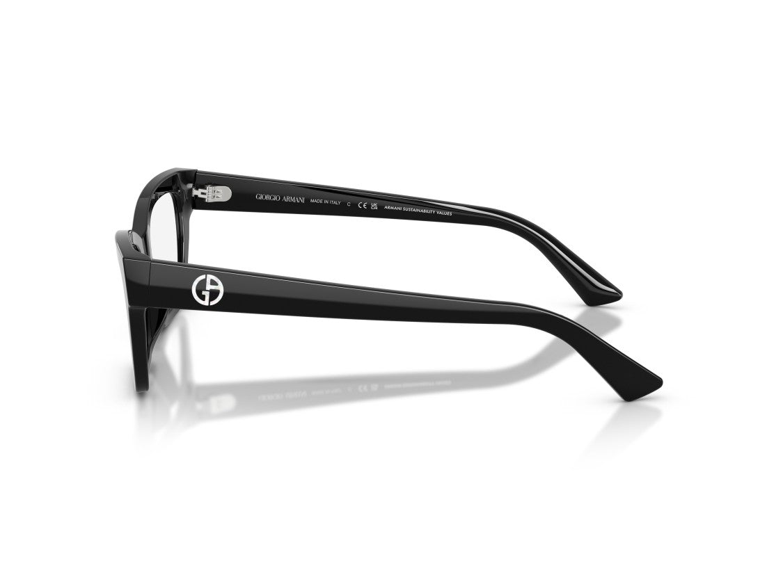 Giorgio Armani 0Ar7285hu Glossy Acetate Oversized Square Eyeglasses