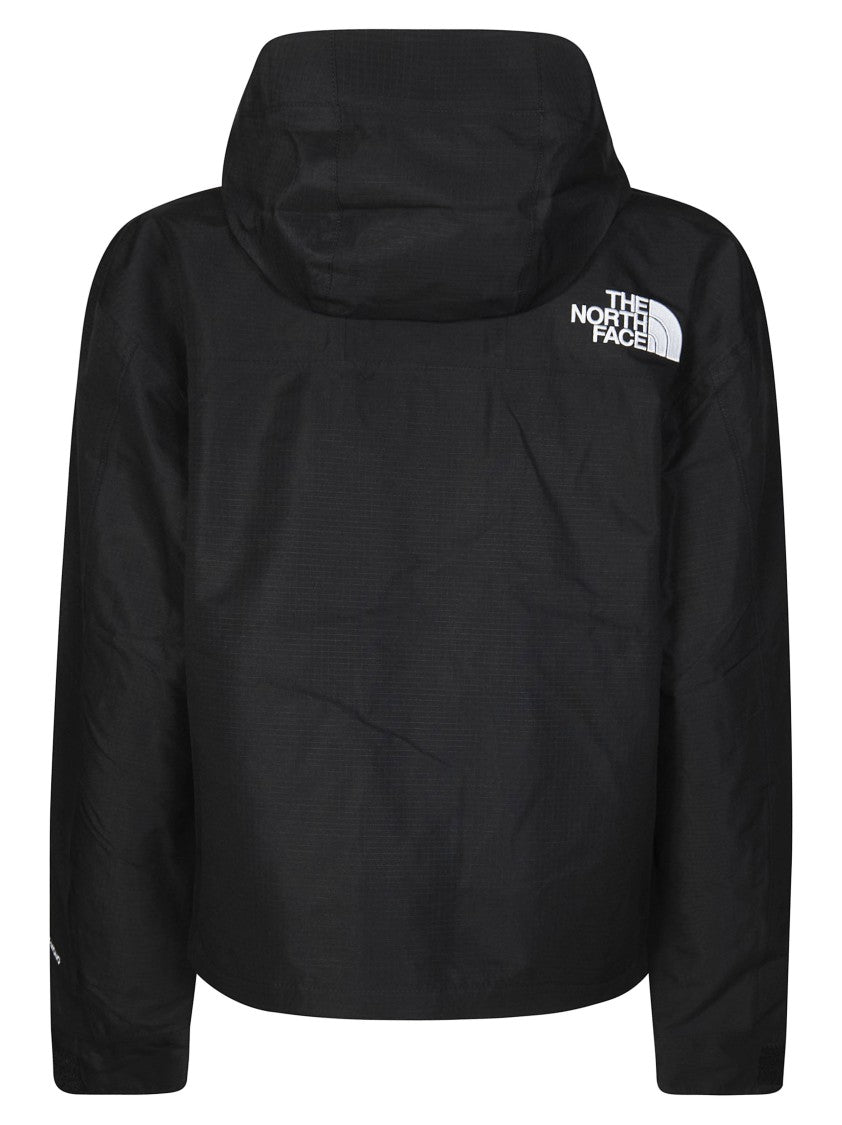 The North Face Cropped Hooded Embroidered Logo Jacket