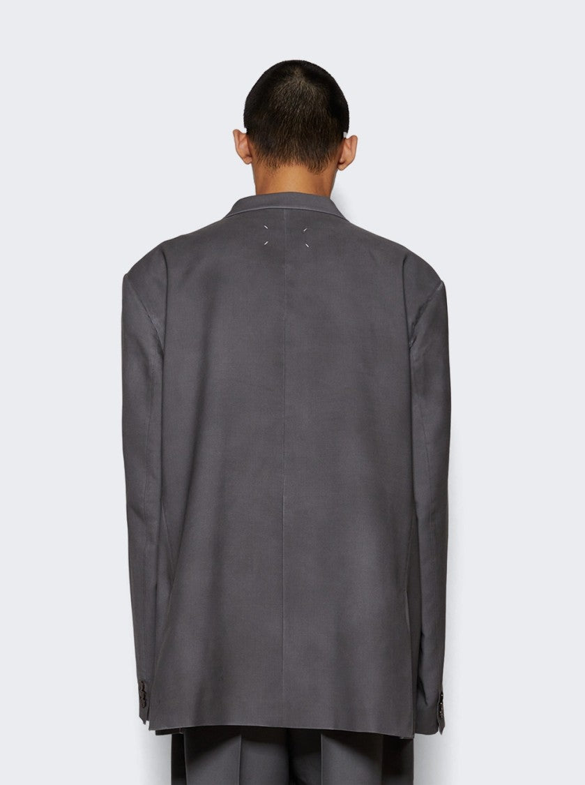 Maison Margiela Mohair Wool Blazer - Medium Grey
