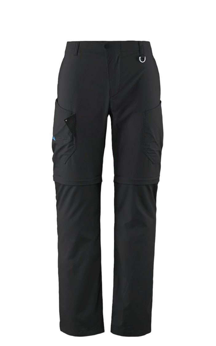 Klattermusen Convertible Black Klattermusen Shorts With Zip-Off Design