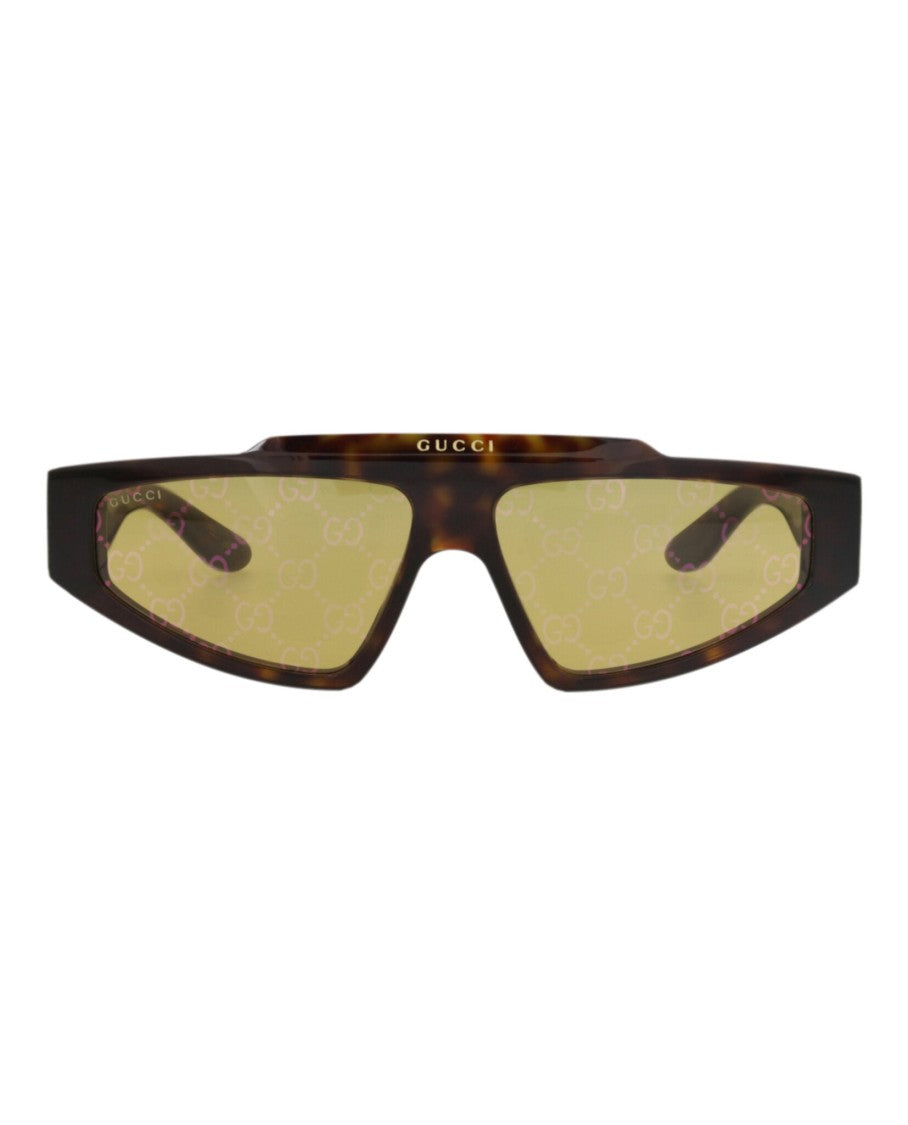 Gucci Square-Frame Recycled Acetate Sunglasses