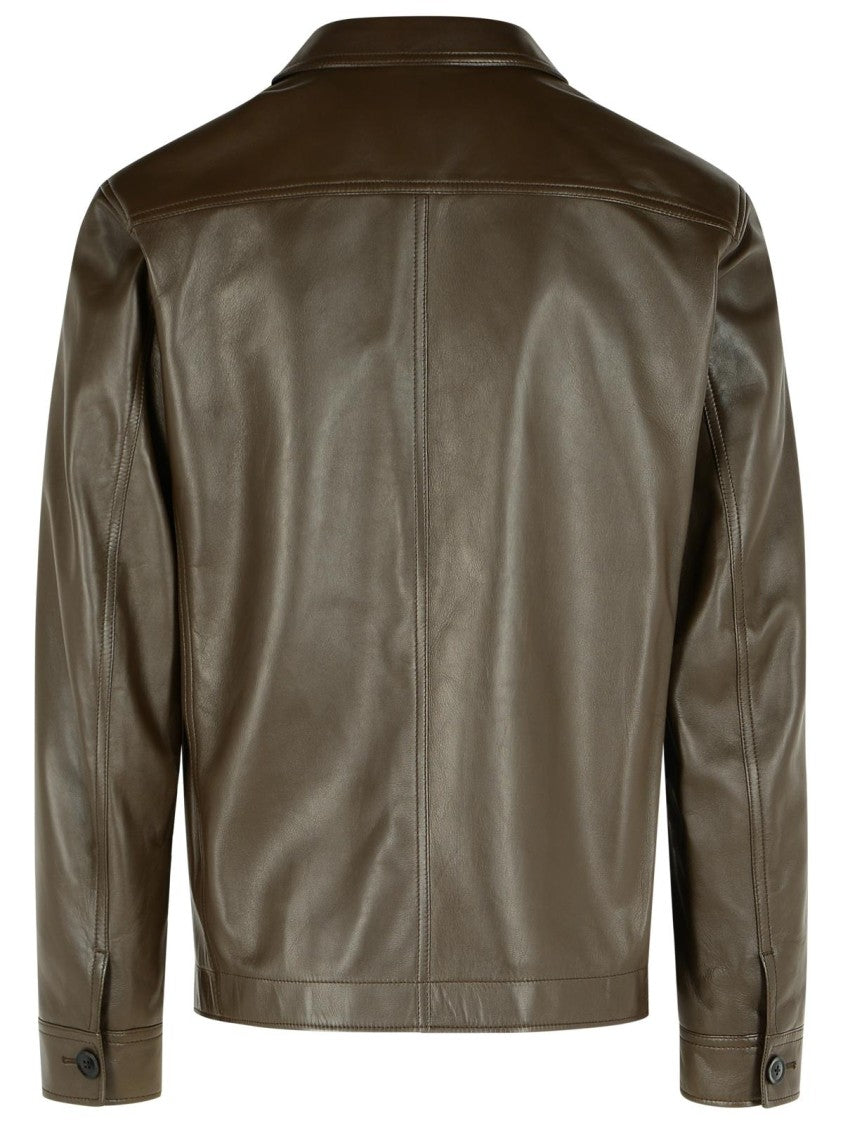 Tom Ford Tobacco Leather Jacket