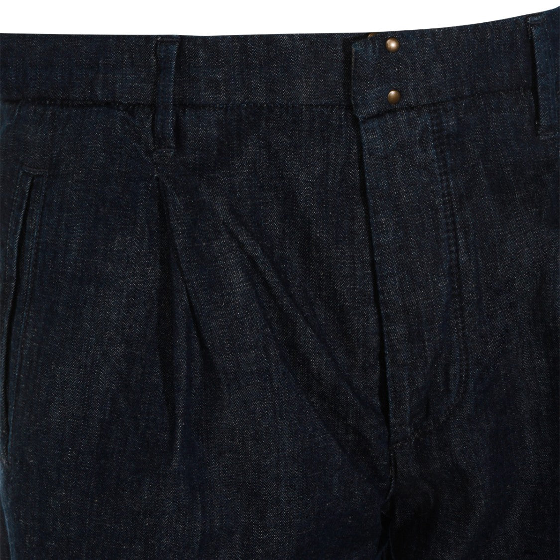 Incotex Blue Division Straight-Leg Jeans With Dark Indigo Wash And Subtle Pleats