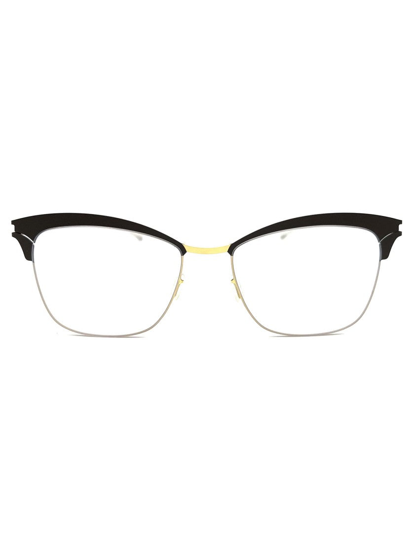 Mykita Cat-Eye Brown Aluminium Optical Frames By Mykita