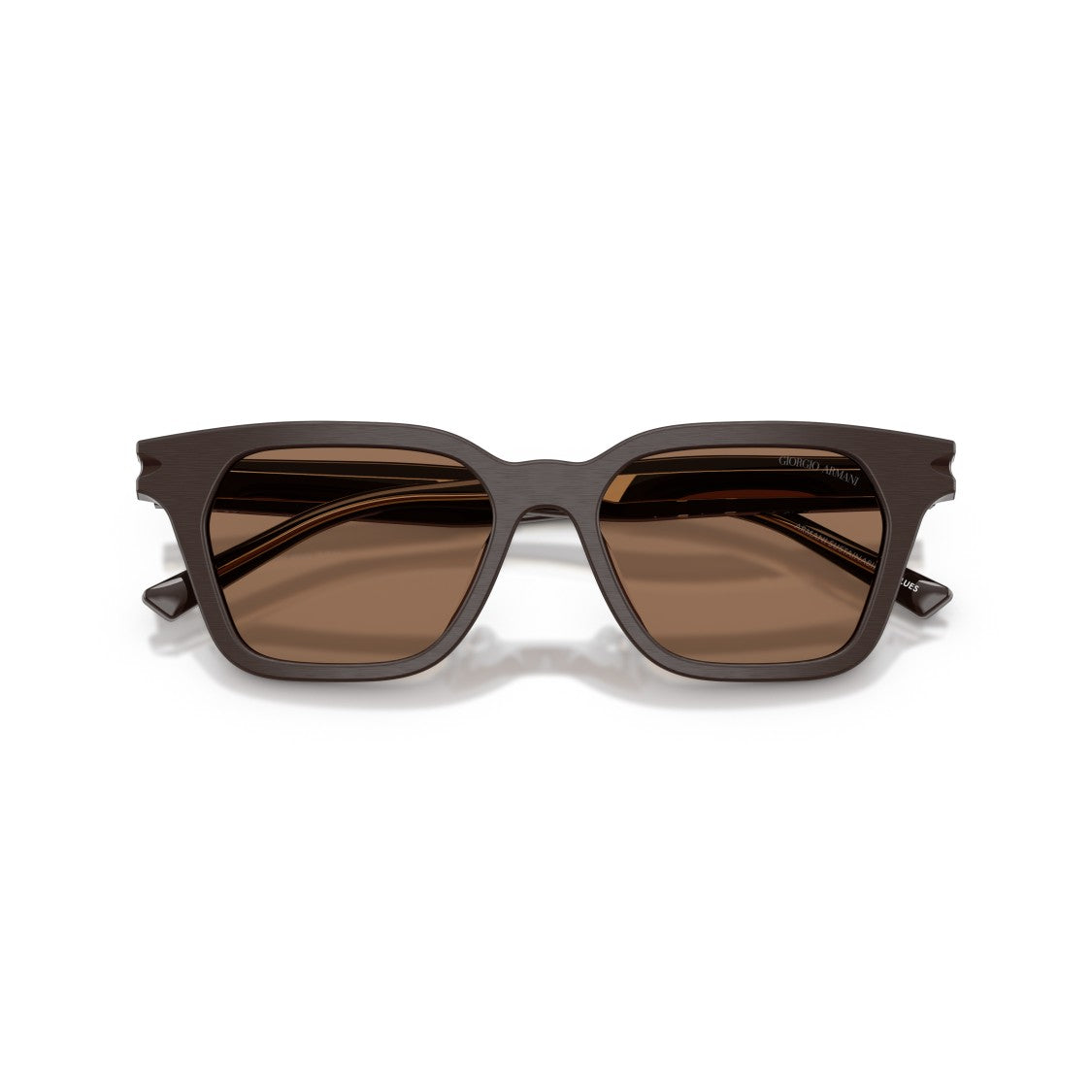 Giorgio Armani 0Ar8251u Angular Acetate Sunglasses With Bold Brown Lenses