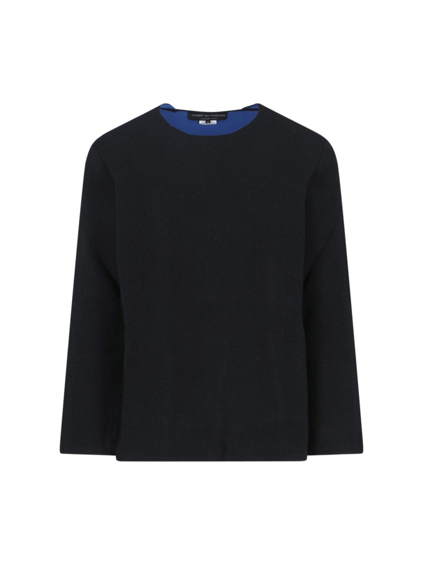 Comme Des Garçons Homme Plus Wool Blend Sweater, Black
