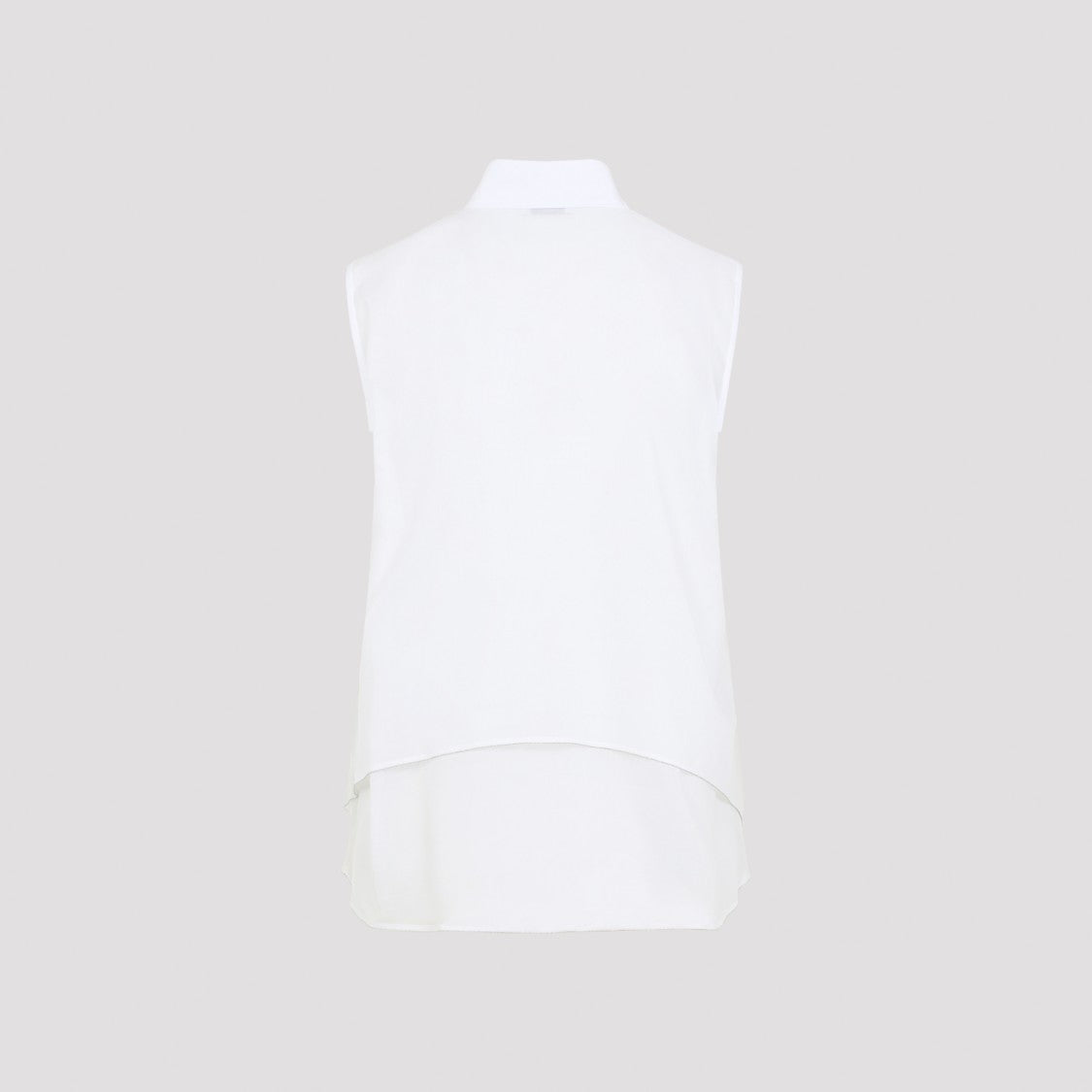 Peserico Sleeveless Top With Classic Collar
