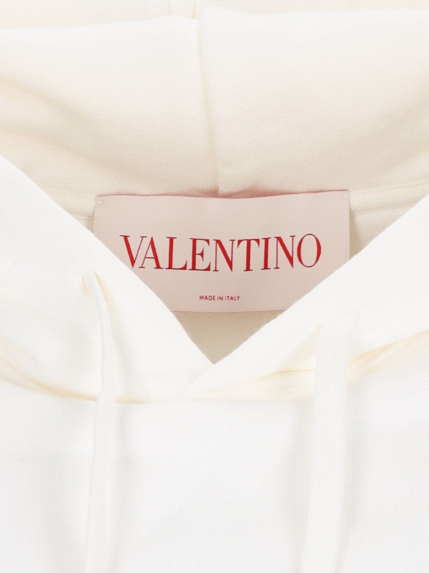 Valentino Logo' Hoodie – White