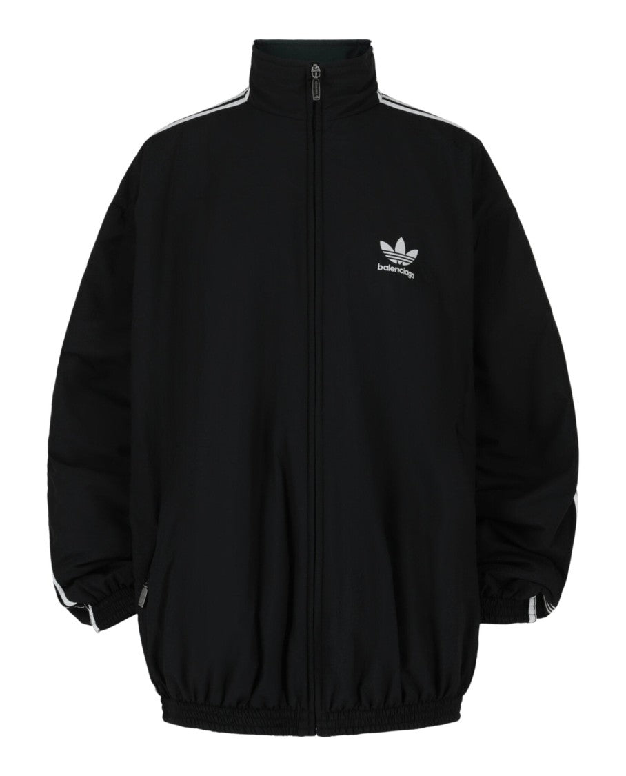 Balenciaga Reversible Oversized Jacket With Mock Neck And Dual Design
