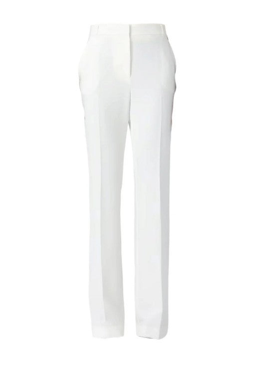 Liu Jo Crepe Trousers With High Waist And Tailored Fit