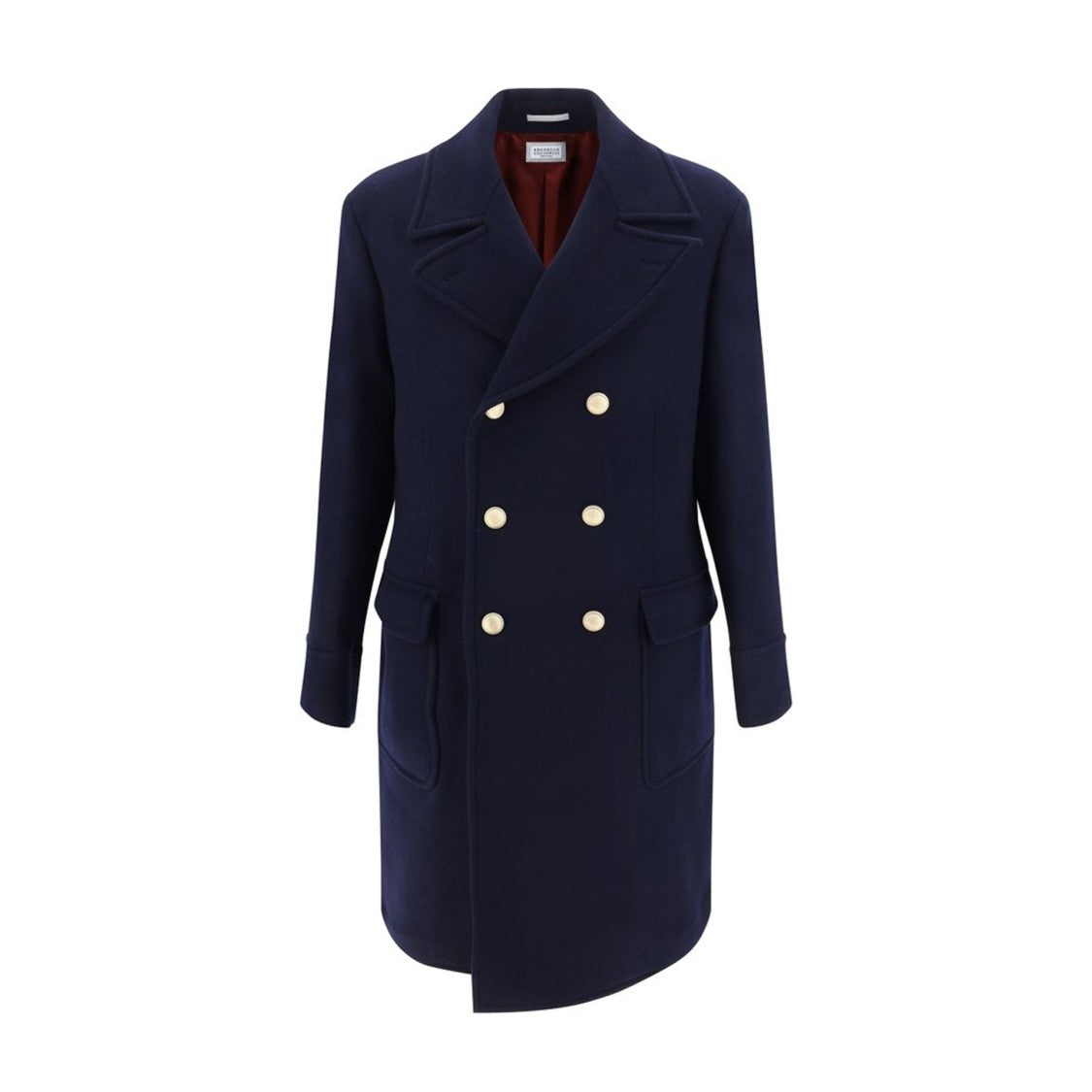 Brunello Cucinelli Martingale Double-Breast Coat