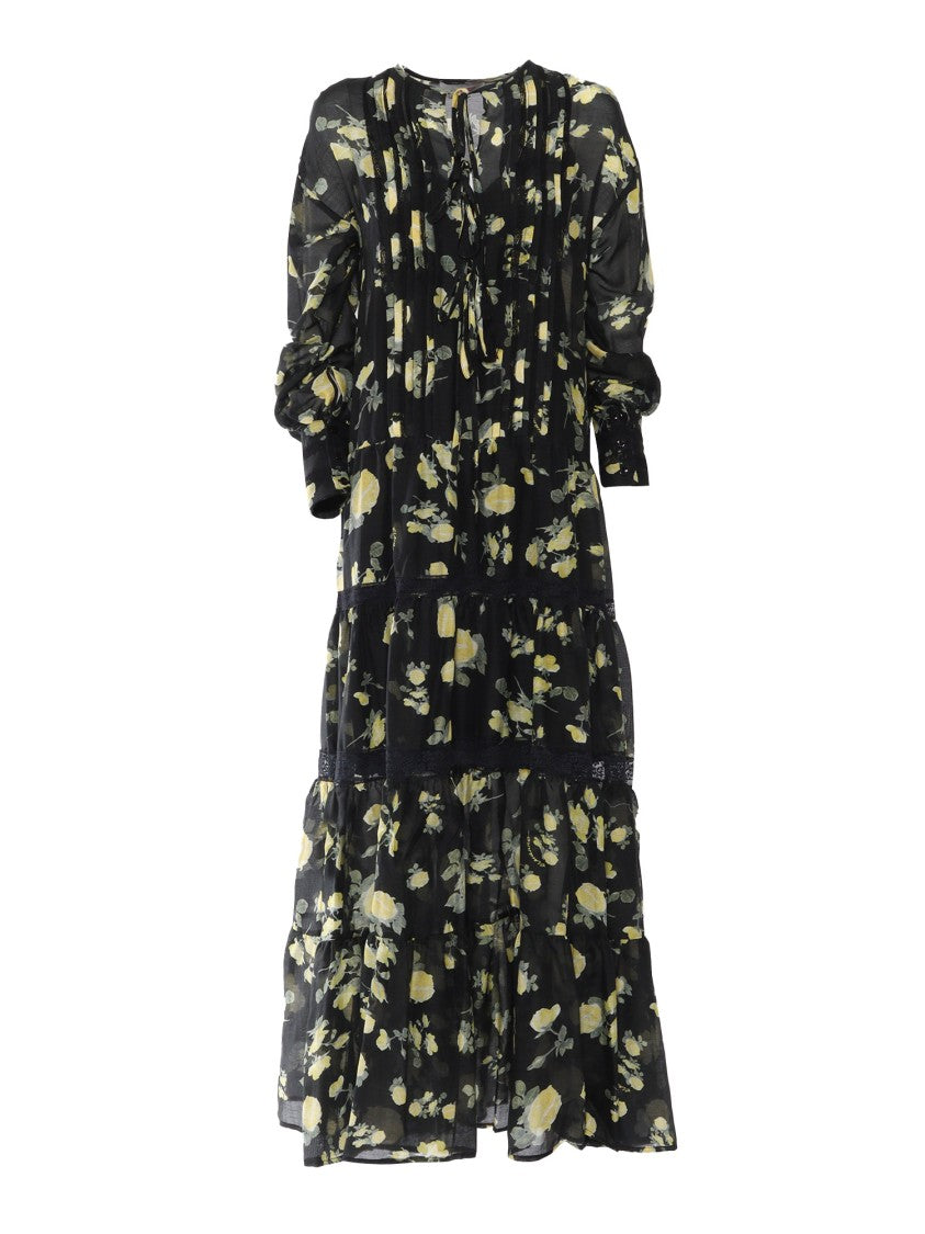 Ermanno Scervino Long Black Dress