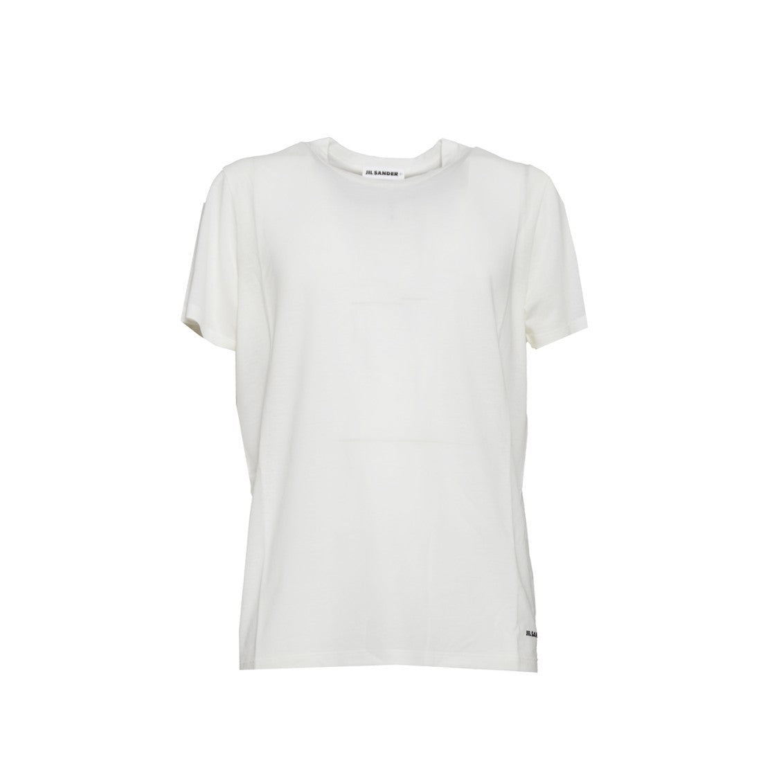 Jil Sander Organic Cotton Short-Sleeve T-Shirt With Classic Crew Neckline