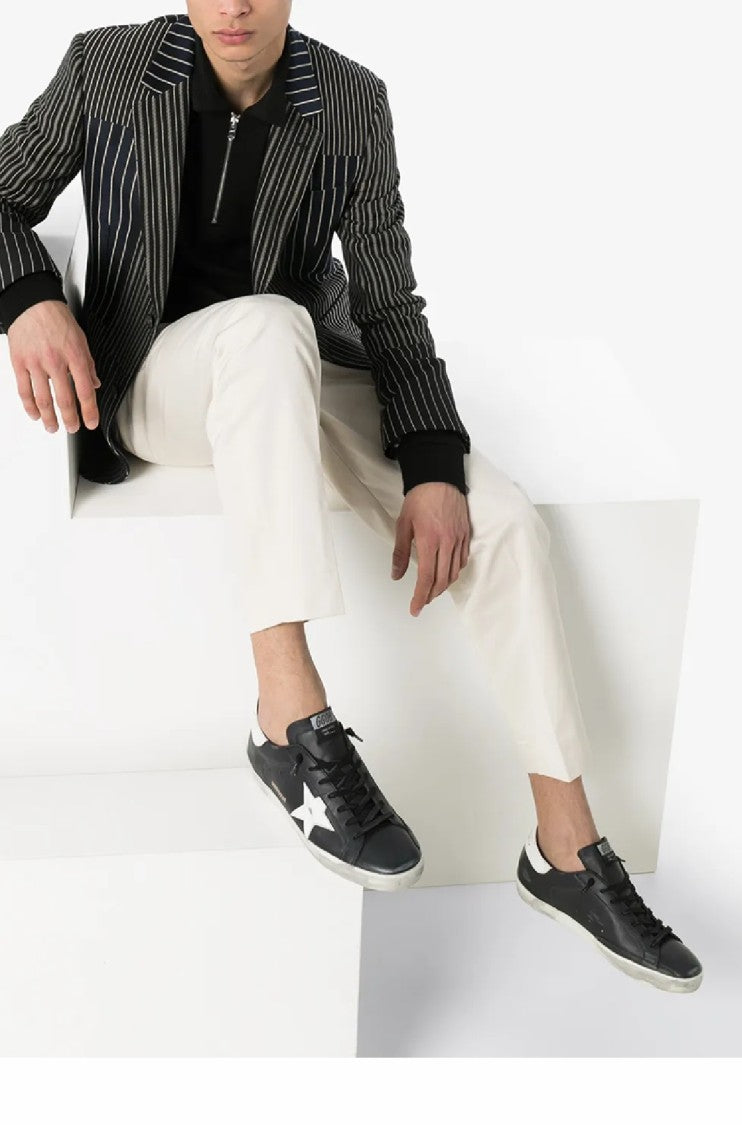 Golden Goose Super-Star Leather Upper Shiny Leather Star