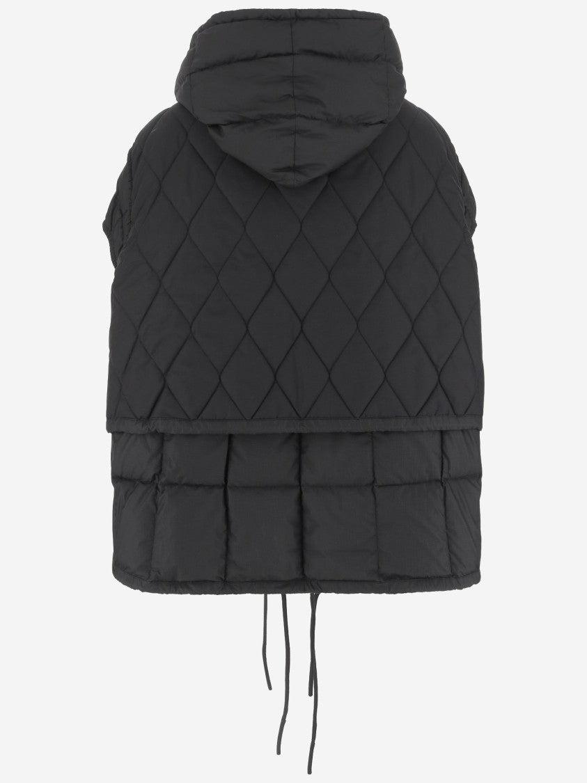 Ienki Ienki Nylon Padded Vest With Adjustable Hem