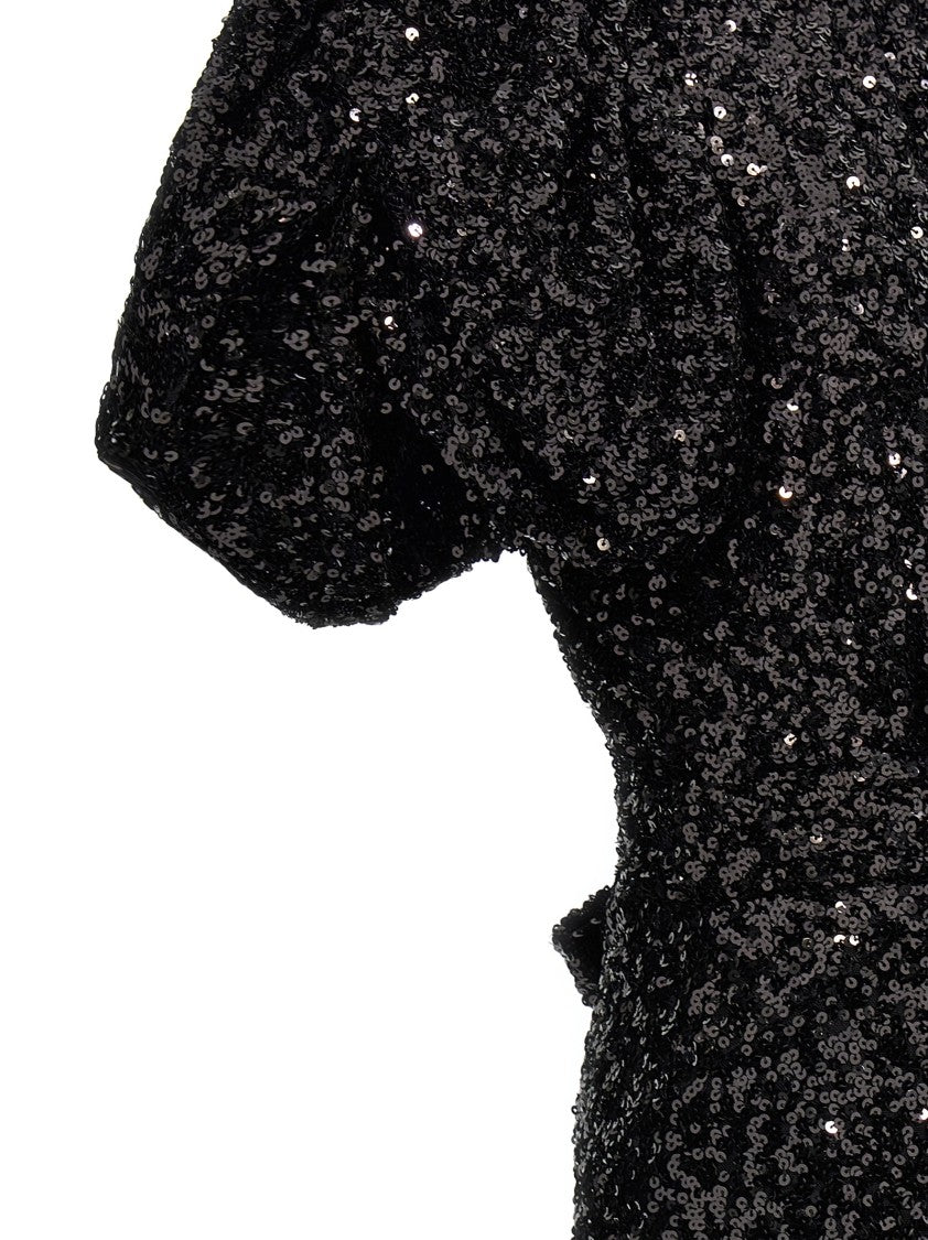 Rotate Birger Christensen Sequin Midi Dress
